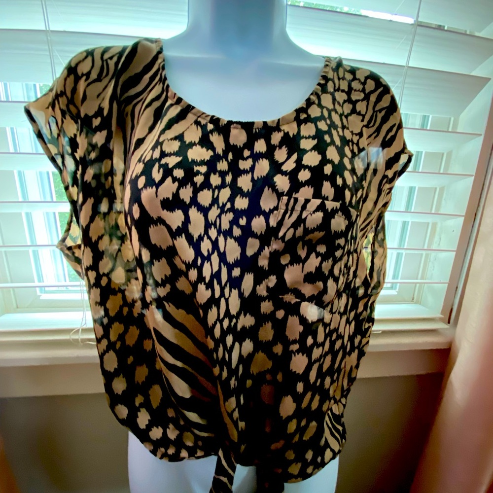 Small Print Blouse